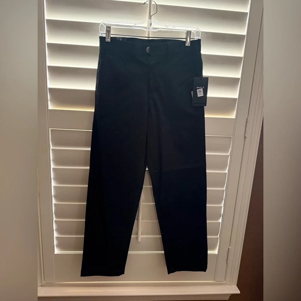 RVCA Kids Casual Black Pants - Picture 3 of 3